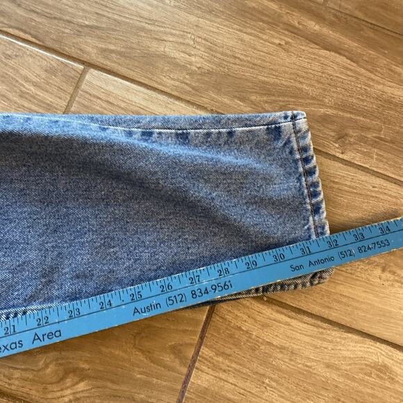 Vintage Levis 551 Jeans Womens 16 Long Blue Denim Blue Relaxed Fit Tapered USA - Picture 5 of 9